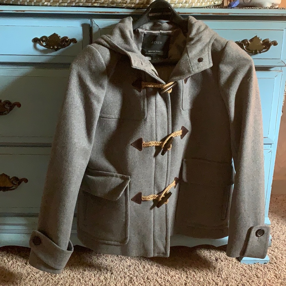 J Crew Wool Toggle Coat